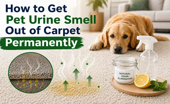 How to Get Pet Urine Smell Out of Carpet Permanently
